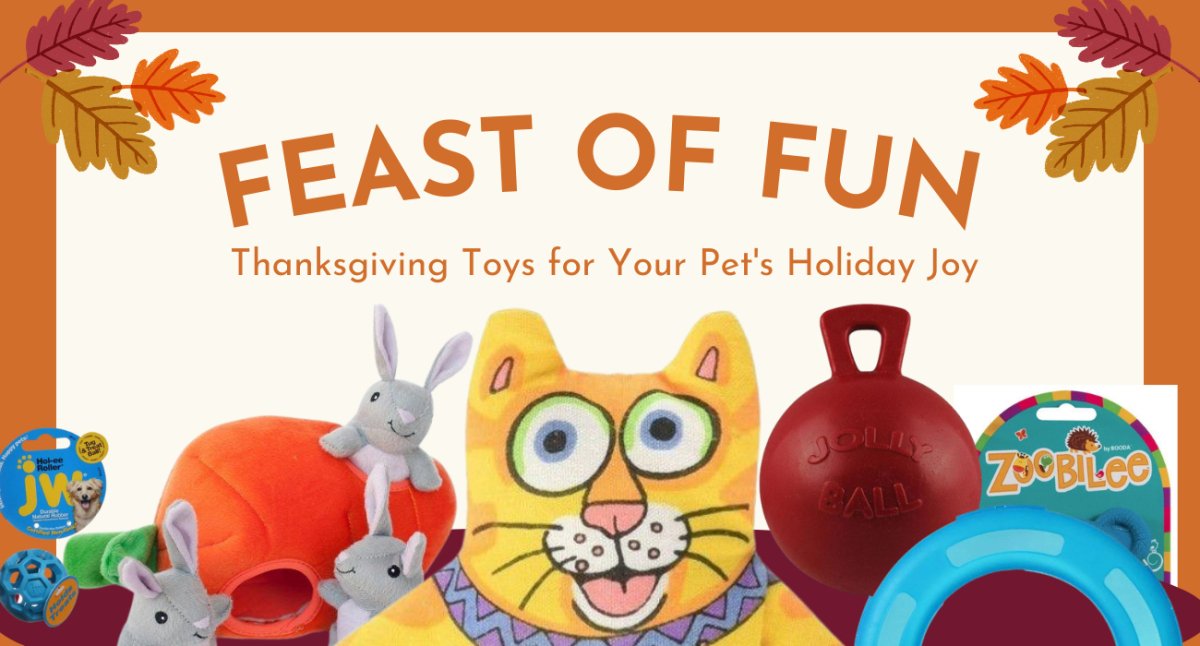 Feast of Fun: Thanksgiving Toys for Your Pet's Holiday Joy - shopanimalwiz.com