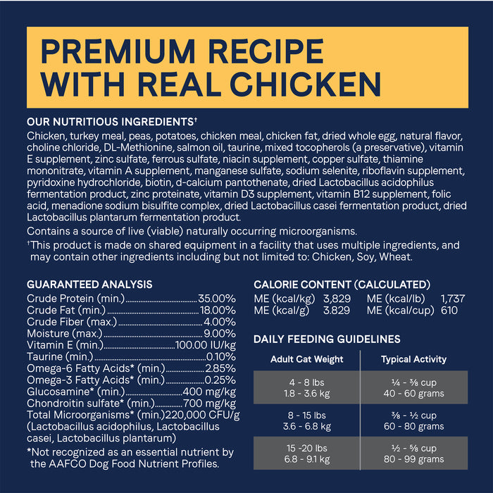 CANIDAE Pure Goodness Grain-Free LID Dry Cat Food Elements Formula w/Chicken 10lb