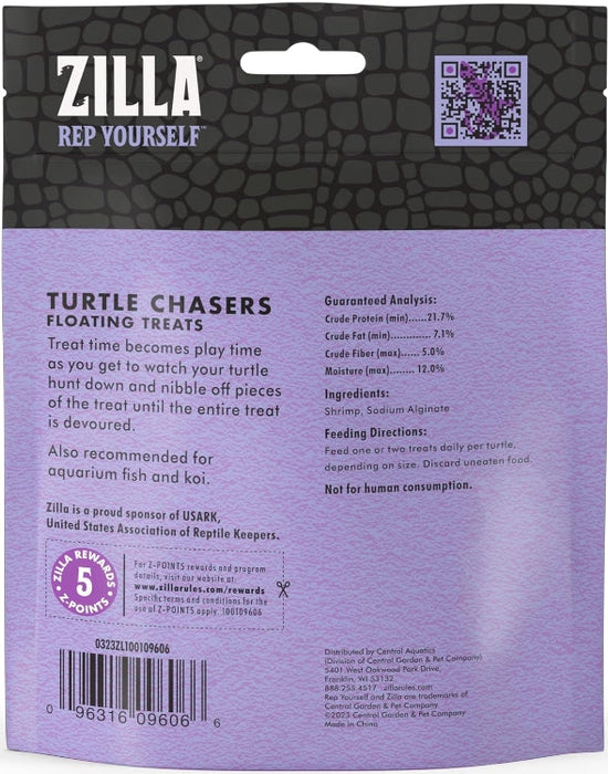 Friandises flottantes Zilla Turtle Chasers - Crevettes