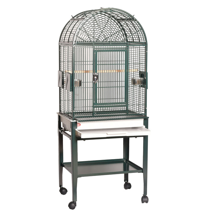 A&E 22"x17" Dome Top Cage with Plastic Base