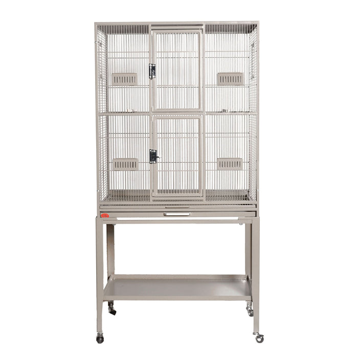 A&E 32"x21" Flight Cage with Feeder Doors