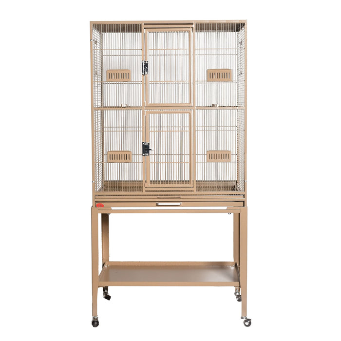 A&E 32"x21" Flight Cage with Feeder Doors
