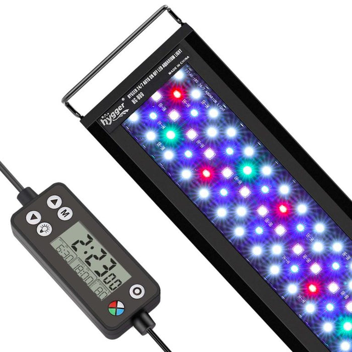 Hygger 24/7 Mode Auto On Off LED Aquarium Light - 42 Watts