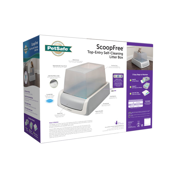 Petsafe ScoopFree Top Entry Self-Cleaning Litter Box 2nd Gen