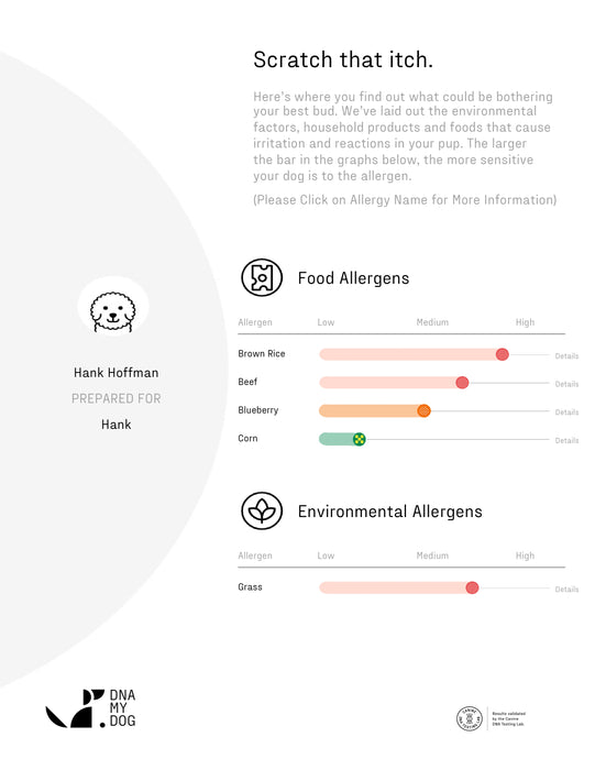 DNA My Dog Allergy Test