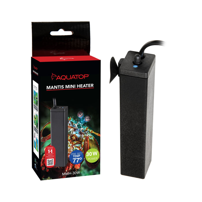 Aquatop Mantis Mini Heater Pre-set 77F 30W
