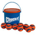 Chuckit! Ultra Ball Dog Toy with Cleaning Bucket - Pack of 8, Medium (2.5" Diameter) - 029695509339