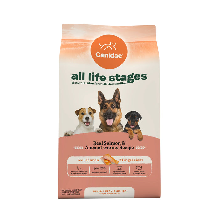CANIDAE All Life Stages Dry Dog Food Real Salmon & Ancient Grains 5lb