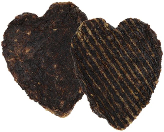 Jones Naturals Heart Shaped Beef Woofers Dog Treat - 741956007384