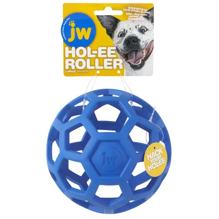 JW Pet Hol-ee Roller Dog Toy Puzzle Ball, Large - 618940431121