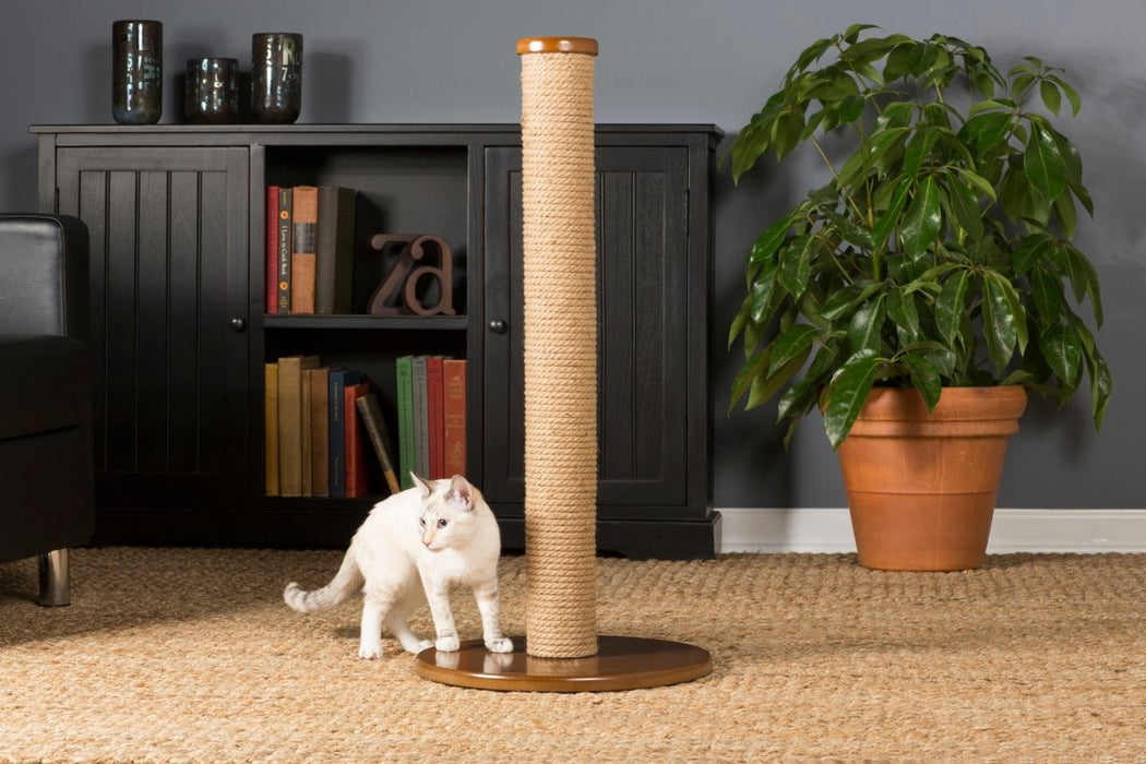 Prevue Pet Products Kitty Power Paws Tall Round Scratching Post - 048081071007