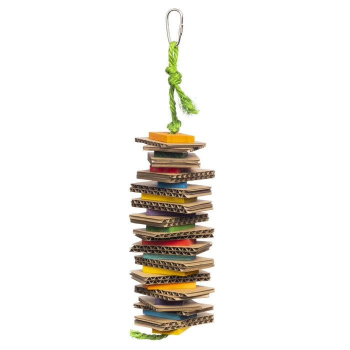 Prevue Pet Products Shredding Stack - Playfuls Physical and Mental Bird Toy - 048081602478