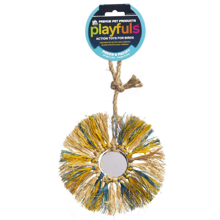 Prevue Pet Products Sunburst - Playfuls Preen and Pacify Bird Toy - 048081602430