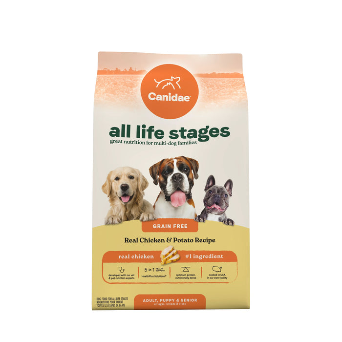 CANIDAE All Life Stages Dry Dog Food Real Chicken & Potato 4lb