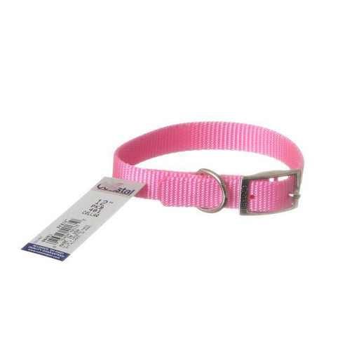 Coastal Pet Single Nylon Collar - Bright Pink - shopanimalwiz.com