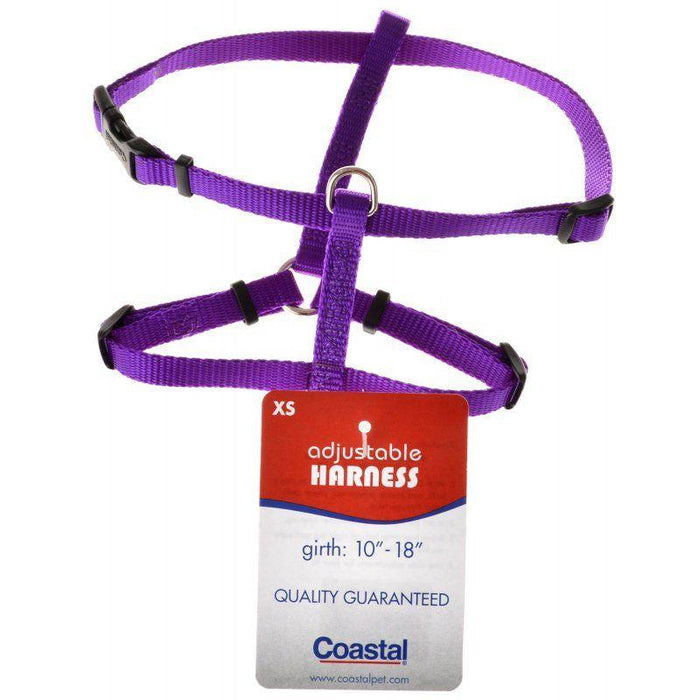 Tuff Collar Nylon Adjustable Dog Harness - Purple - shopanimalwiz.com