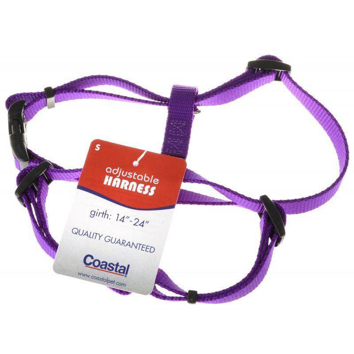 Tuff Collar Nylon Adjustable Harness - Purple - shopanimalwiz.com