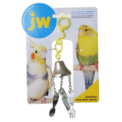 JW Insight Fork, Knife & Spoon Bird Toy - shopanimalwiz.com