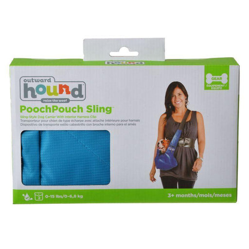 Outward Hound Sling-Go Pet Sling Carrier - Blue - shopanimalwiz.com