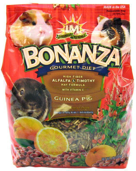 LM Animal Farms Bonanza Guinea Pig Gourmet Diet - shopanimalwiz.com