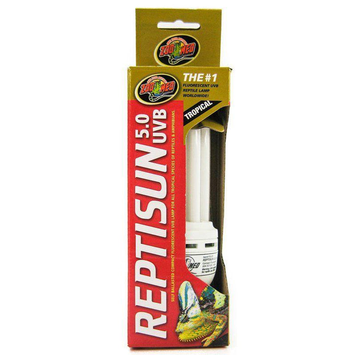 Zoo Med ReptiSun 5.0 UVB Mini Compact Flourescent Replacement Bulb - shopanimalwiz.com