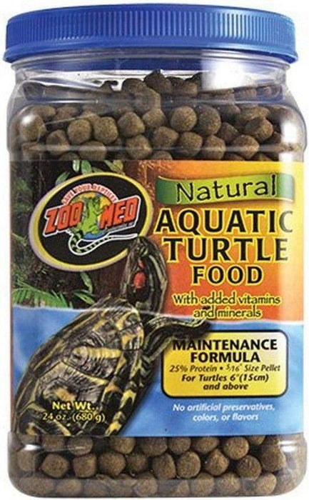 Zoo Med Natural Aquatic Turtle Food - Maintenance Formula (Pellets) - shopanimalwiz.com