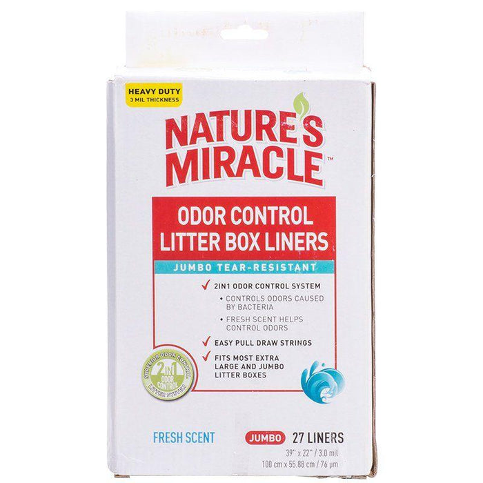 Nature's Miracle Odor Control Litter Box Liners - shopanimalwiz.com