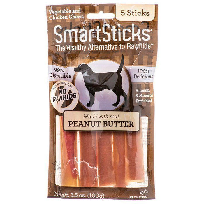 SmartBones SmartSticks - Peanut Butter Flavor - shopanimalwiz.com