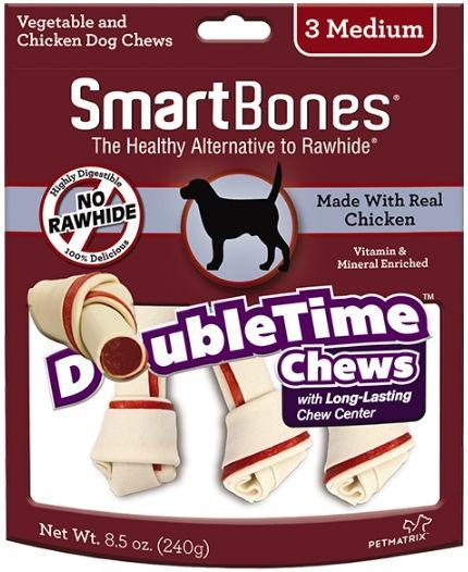 SmartBones DoubleTime Bone Chews for Dogs - Chicken - shopanimalwiz.com