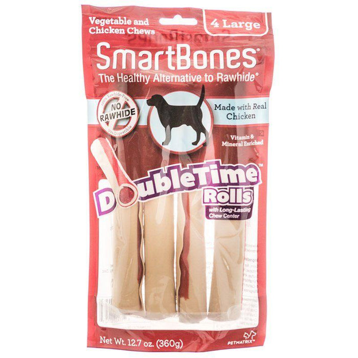 SmartBones DoubleTime Roll Chews for Dogs - Chicken - shopanimalwiz.com