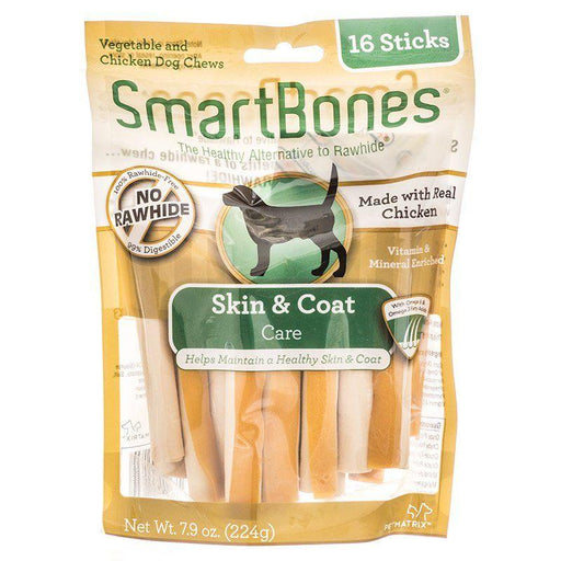 SmartBones Skin & Coat Care Treat Sticks for Dogs - Chicken - shopanimalwiz.com