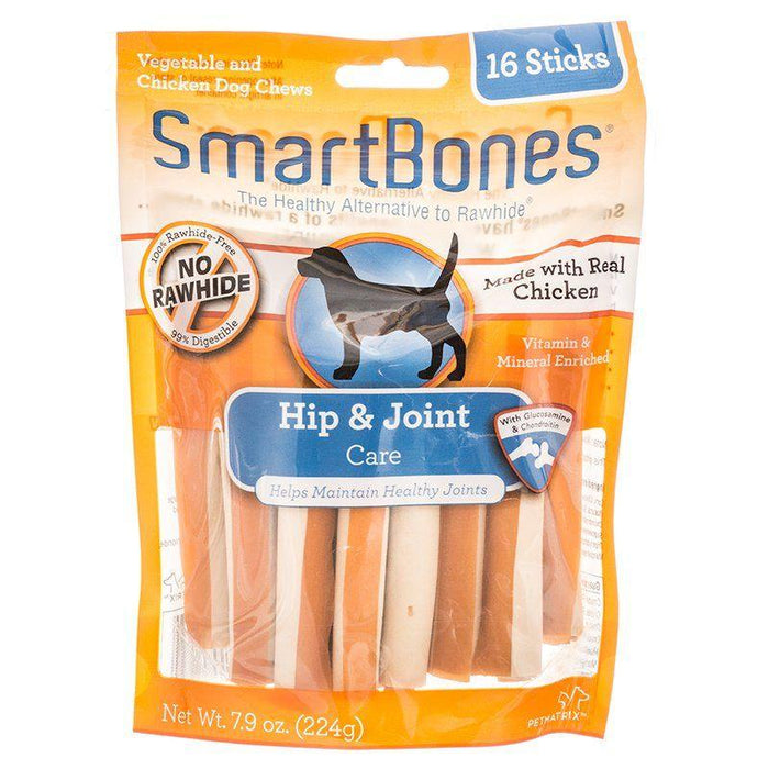 SmartBones Hip & Joint Care Treat Sticks for Dogs - Chicken - shopanimalwiz.com