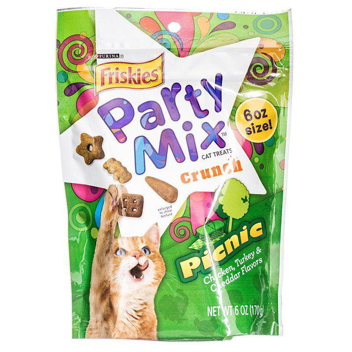 Friskies Party Mix Picnic Crunchy Cat Treats - shopanimalwiz.com