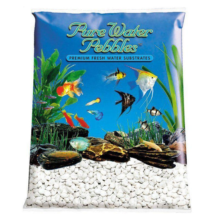 Pure Water Pebbles Aquarium Gravel - Snow White - shopanimalwiz.com