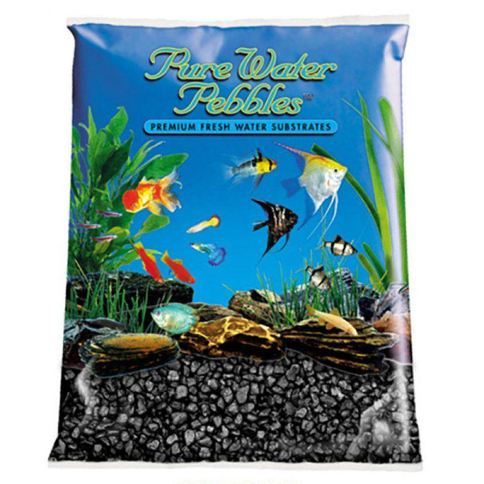 Pure Water Pebbles Aquarium Gravel - Jet Black - shopanimalwiz.com