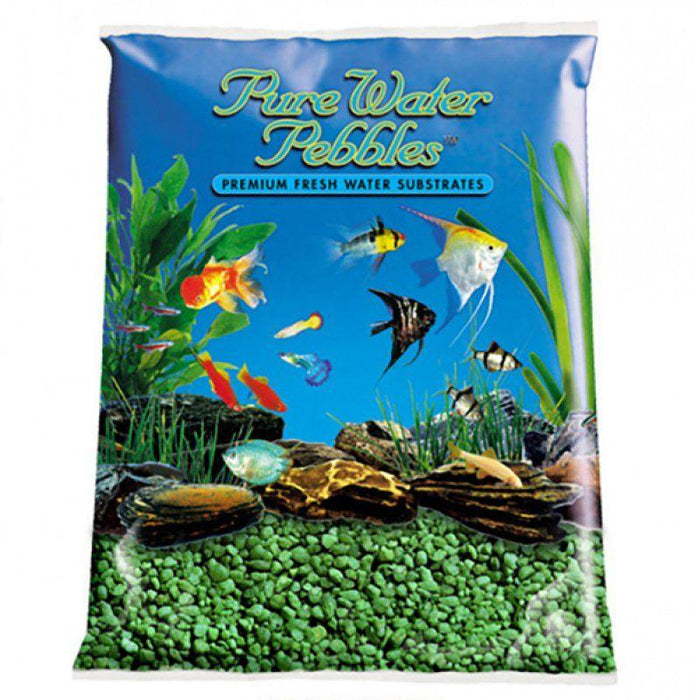 Pure Water Pebbles Aquarium Gravel - Emerald Green - shopanimalwiz.com