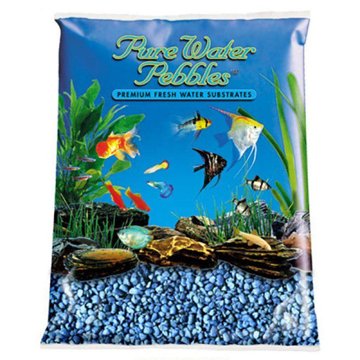 Pure Water Pebbles Aquarium Gravel - Neon Blue - shopanimalwiz.com