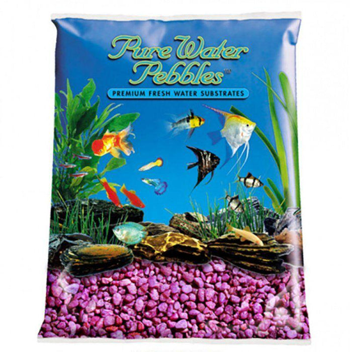 Pure Water Pebbles Aquarium Gravel - Neon Purple - shopanimalwiz.com