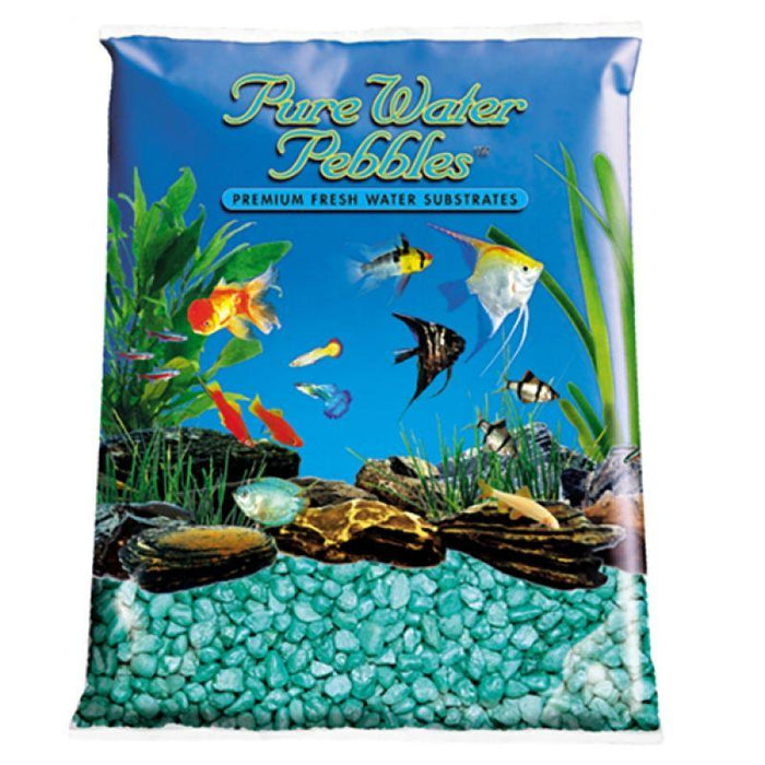 Pure Water Pebbles Aquarium Gravel - Emerald Green Frost - shopanimalwiz.com