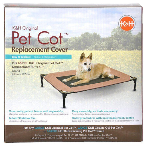 K&H Pet Cot Cover - Chocolate Brown - shopanimalwiz.com