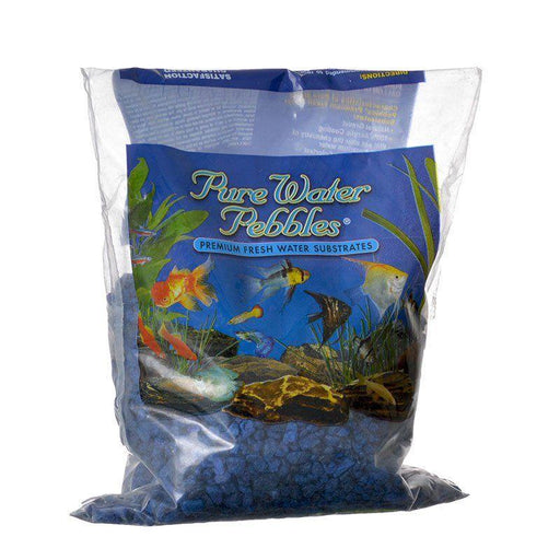 Pure Water Pebbles Aquarium Gravel - Marine Blue - shopanimalwiz.com