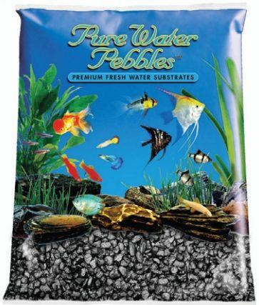 Pure Water Pebbles Aquarium Gravel - Black Frost - shopanimalwiz.com