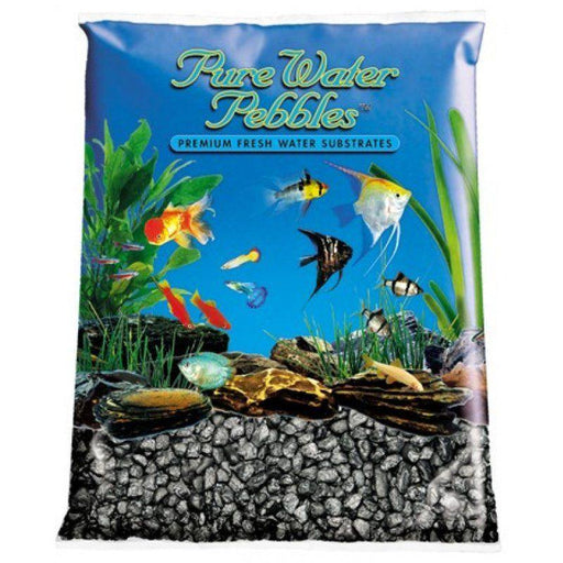 Pure Water Pebbles Aquarium Gravel - Black Frost - shopanimalwiz.com