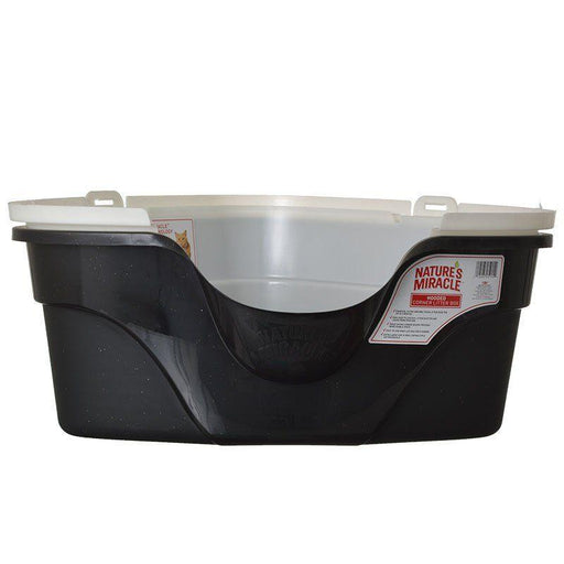 Nature's Miracle Advanced Corner Hooded Litter Box - shopanimalwiz.com