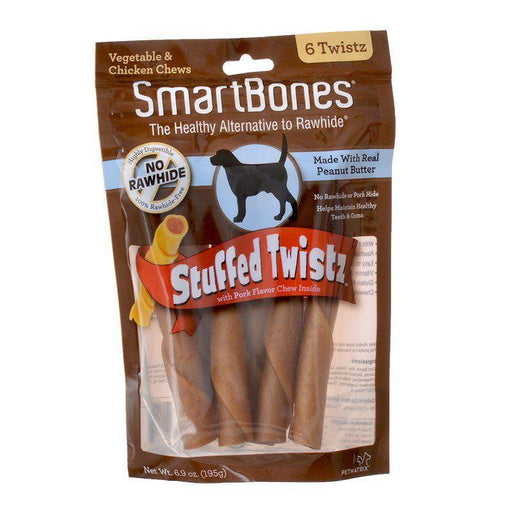 SmartBones Stuffed Twistz with Real Peanut Butter - shopanimalwiz.com