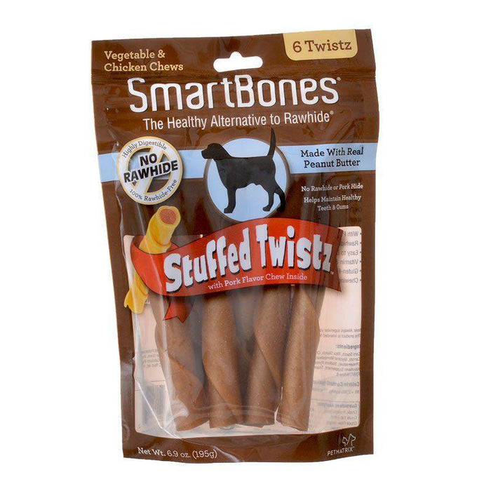 SmartBones Stuffed Twistz with Real Peanut Butter - shopanimalwiz.com