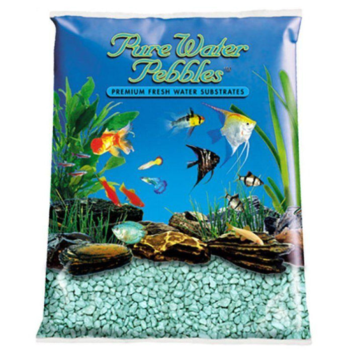 Pure Water Pebbles Aquarium Gravel - Turquoise - shopanimalwiz.com