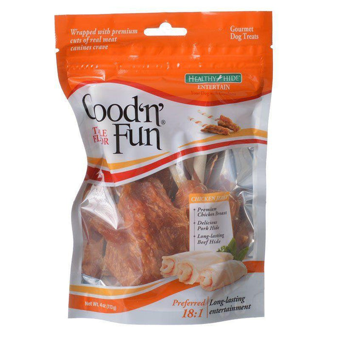 Healthy Hide Good 'n' Fun Triple-Flavor Wings - Beef, Pork & Chicken - shopanimalwiz.com