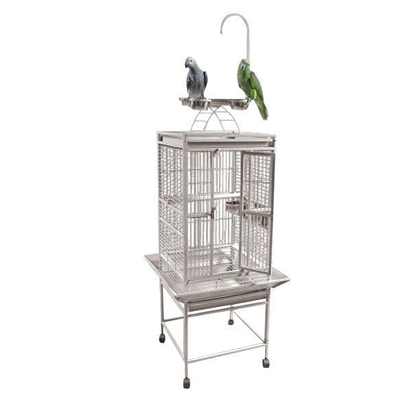 A&E Cage Company 18X18 PLAYTOP 5/8" BAR SPACING 48 LB Bird Cage- 47x20x6 - shopanimalwiz.com