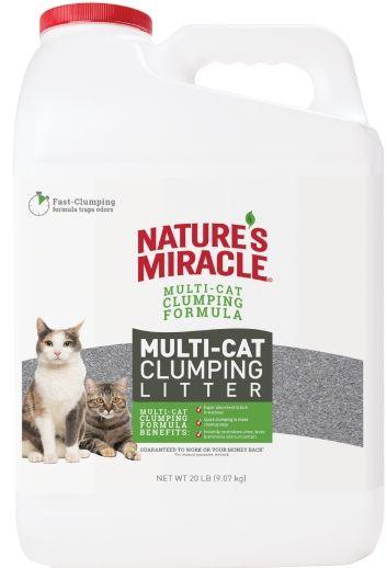 Natures Miracle Multi-Cat Clumping Clay Litter - shopanimalwiz.com